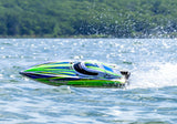 Traxxas Disruptor 26" 4S Brushless V-Hull Race Boat w/ Rapid Right - Green