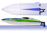 Traxxas Disruptor 26" 4S Brushless V-Hull Race Boat w/ Rapid Right - Green