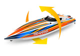 Traxxas Disruptor 26" 4S Brushless V-Hull Race Boat w/ Rapid Right - Green