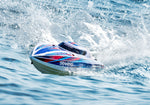 Traxxas Disruptor 26" 4S Brushless V-Hull Race Boat w/ Rapid Right - Blue