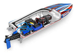 Traxxas Disruptor 26" 4S Brushless V-Hull Race Boat w/ Rapid Right - Blue