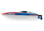 Traxxas Disruptor 26" 4S Brushless V-Hull Race Boat w/ Rapid Right - Blue