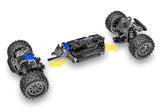 Traxxas Mini Maxx® Brushless 1/16 4WD RTR Monster Truck (Blue) w/TQ™ 2.4Ghz Radio, Battery