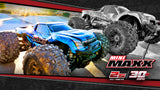 Traxxas Mini Maxx® Brushless 1/16 4WD RTR Monster Truck (Blue) w/TQ™ 2.4Ghz Radio, Battery
