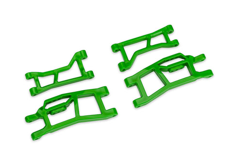 Traxxas Green WideMaxx Front Upper & Lower HD Suspension Arms - 10725-GRN