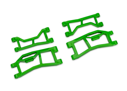 Traxxas Green WideMaxx Front Upper & Lower HD Suspension Arms - 10727-GRN