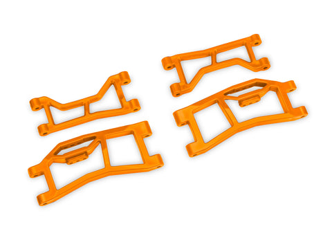 Traxxas Orange WideMaxx Front Upper & Lower HD Suspension Arms - 10727-ORNG