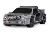 Traxxas Black Rear Mini Rally Wheels w/ Slick Tires (Soft) (2) - 10875-BLK