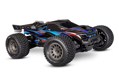 Traxxas Mini XRT® Brushless 1/16 4WD RTR Monster Truck (Blue) w/TQi 2.4GHz Radio, Battery & USB-C Charger