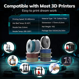 PLA Carbon Fiber 1.75mm, 1KG/2.2LB