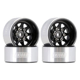 INJORA 1.0" Negative Offset 3.78mm Deep Dish Stamped Steel Wheel Rims for 1/24 RC Crawlers (4) (W1004)