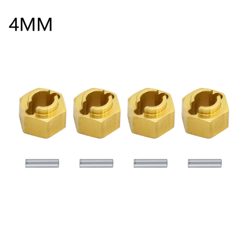 PlatinumRC Traxxas TRX-4M Brass Hub Wheel Extenders