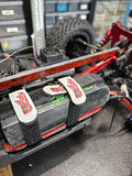 Arrma 6s Off Road Carbon Fiber Battery Tray with Straps