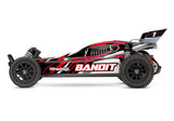 Traxxas Bandit HD 1/10 RTR 2WD Electric Buggy (Red) w/XL-5 ESC, TQ 2.4GHz Radio, Battery & USB-C Charger