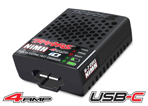 Traxxas 4-AMP 6-7 Cell NiMH Charger USB-C 40W