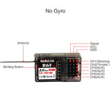 Radioink R6F Receiver 6 Channel 2.4GHz Receiver V4