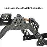INJORA 5° Angled LCG Carbon Fiber Chassis Kit for 1/18 TRX4M - 4M-38