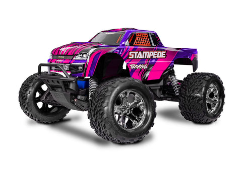 Traxxas Stampede 2WD HD Monster Truck XL-5 w/USB-C - Pink