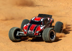 Traxxas Rustler 1/10 Scale 2wd Brushed Stadium Truck w/USB-C - Red