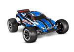 Traxxas Rustler 1/10 Scale 2wd Brushed Stadium Truck w/USB-C - Blue