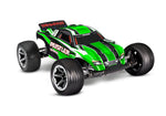 Traxxas Rustler 1/10 Scale 2wd Brushed Stadium Truck w/USB-C - Green