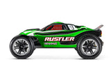 Traxxas Rustler 1/10 Scale 2wd Brushed Stadium Truck w/USB-C - Green