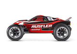 Traxxas Rustler 1/10 Scale 2wd Brushed Stadium Truck w/USB-C - Red