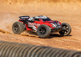 Traxxas Rustler 1/10 Scale 2WD Stadium Truck HD w/USB-C Charger & Battery - RedX