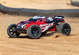 Traxxas Rustler 1/10 Scale 2WD Stadium Truck HD w/USB-C Charger & Battery - RedX