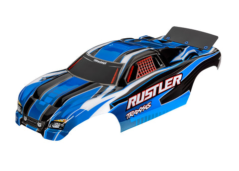 Traxxas Rustler 2WD Body - Blue - 3750X