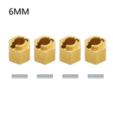 PlatinumRC Traxxas TRX-4M Brass Hub Wheel Extenders