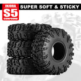 INJORA S5 Swamp Claw 1.9" 4.75" OD M/T Tires (4) (120*42mm)