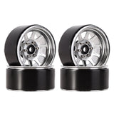 INJORA 1.9" 10-spoke Stamped Steel Beadlock Wheel for 1-10 RC Crawler