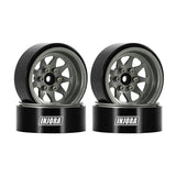 INJORA 1.3" Stamped Steel -4.05mm Offset Wheels for Micro Crawlers (W1312)