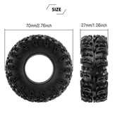 INJORA 1.3" 70*27mm Swamp Claw M/T Tires (T1319) (4)