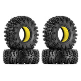 INJORA 1.3" 70*27mm Swamp Claw Tires & Inserts Combo (4)