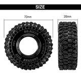 Sale INJORA 1.3" 70*26mm Rock Crawling Tires (T1311) (4)