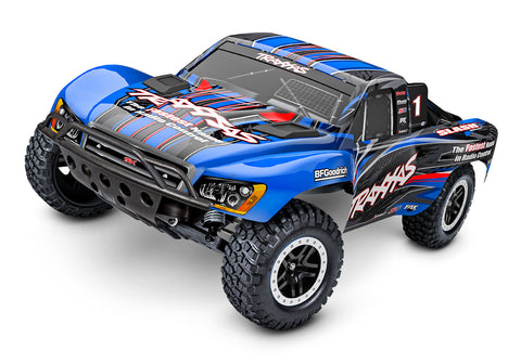 Traxxas Slash 1/10 Scale BL-2S Brushless Electric Short Course Truck - Blue