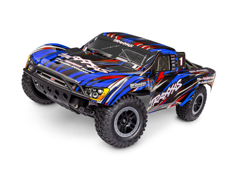 Traxxas Slash BL-2S Brushless 1/10 Scale 2WD Short Course Racing Truck - Blue