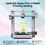 PLA Matte Rainbow Filament 1.75mm, 1KG/2.2LB