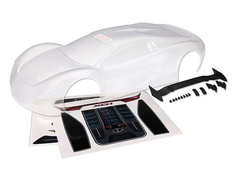 TRAXXAS Body XO-1 Clear with wing