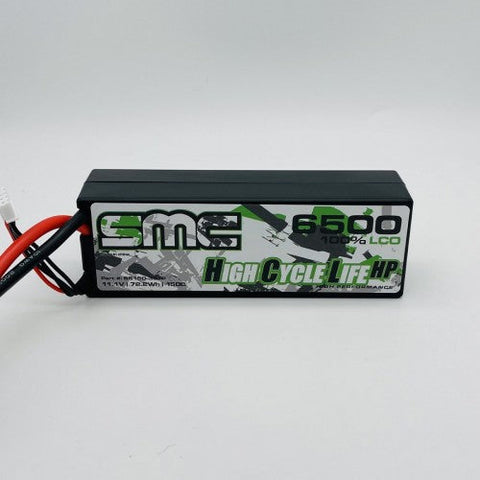 SMC Racing HCL-HP 11.1V 6500mAh 150C Wired Hardcase LiPo - Deans Connector