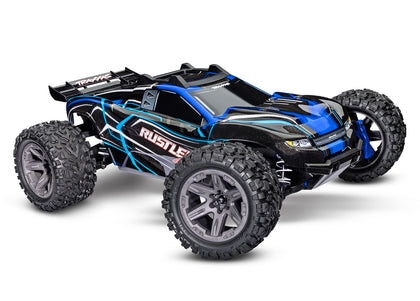 Traxxas Rustler 4x4 BL-2s 1/10 Scale 4x4 Brushless Stadium Truck - Blue