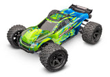 Traxxas Rustler 4x4 VX3 1/10 Scale 4x4 Brushless Stadium Truck w/ Extreme Heavy Duty Kit - Green
