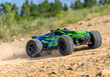 Traxxas Rustler 4x4 VX3 1/10 Scale 4x4 Brushless Stadium Truck w/ Extreme Heavy Duty Kit - Green