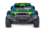 Traxxas Slash 4x4 Ultimate 1/10 Scale 4WD Brushless Pro Short Course Race Truck - Green