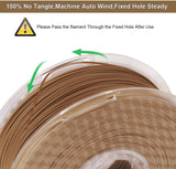 PLA Wood 1.75mm, 1KG/2.2LB