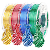 PLA Silk Dual Color Variety Pack (4x200g) - 1.75MM