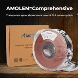 PLA Wood 1.75mm, 1KG/2.2LB