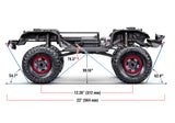 Traxxas TRX-4 Sport High Trail 1/10 Brushed Scale and Trail Crawler - Blue